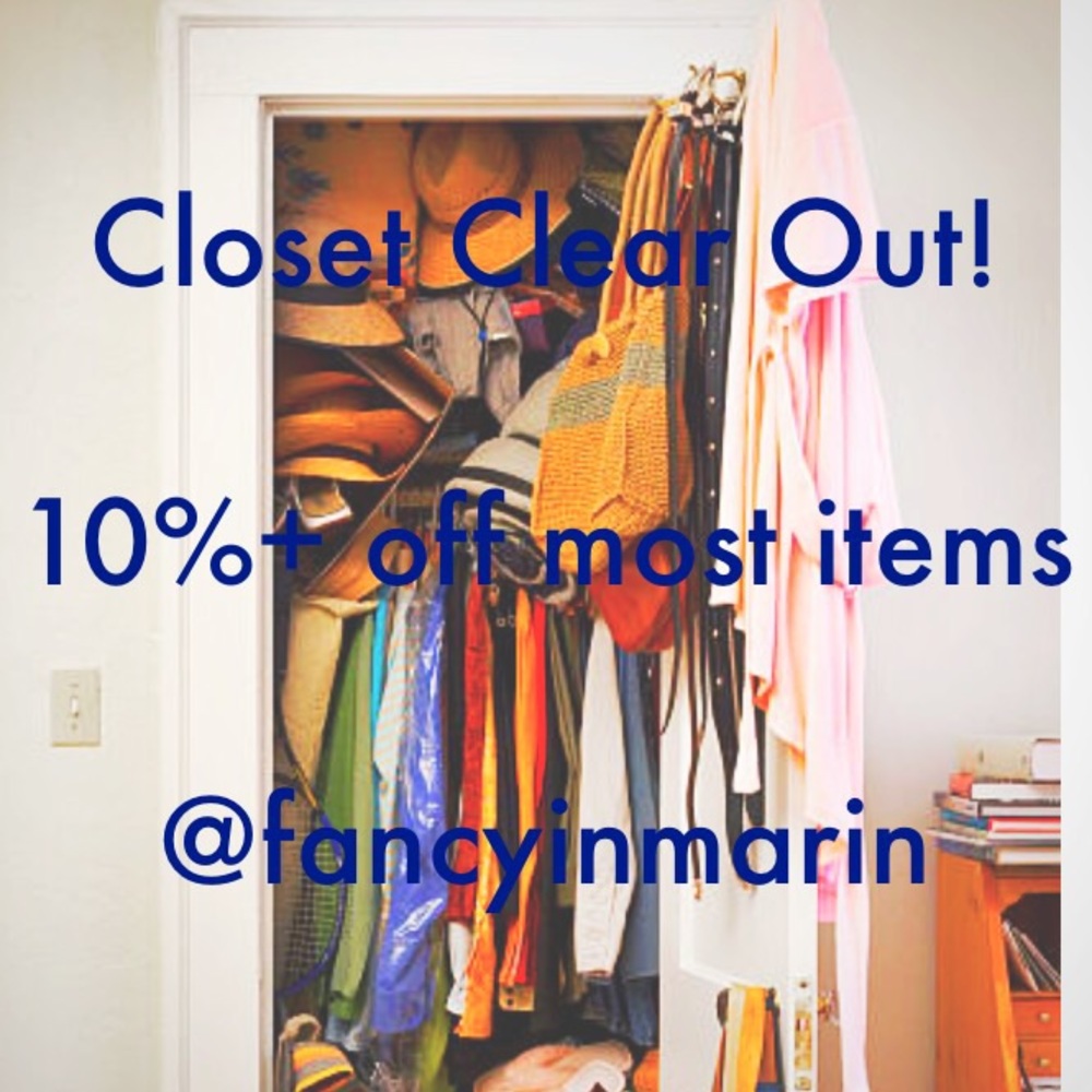 Closet Clear Out!!! 10%+ off MOST items!!